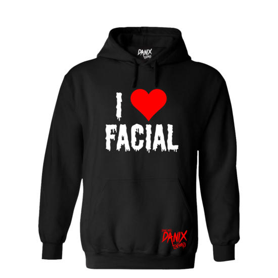 Sweat à capuche I Love Facial [DANIX CENSORED]